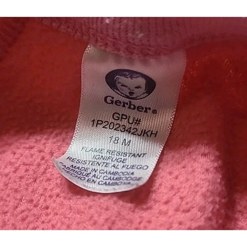 Baby Girl 12-18 Months Clothing Lot Of 4 -1 Red Dress 2 footy pj 1 Snap top